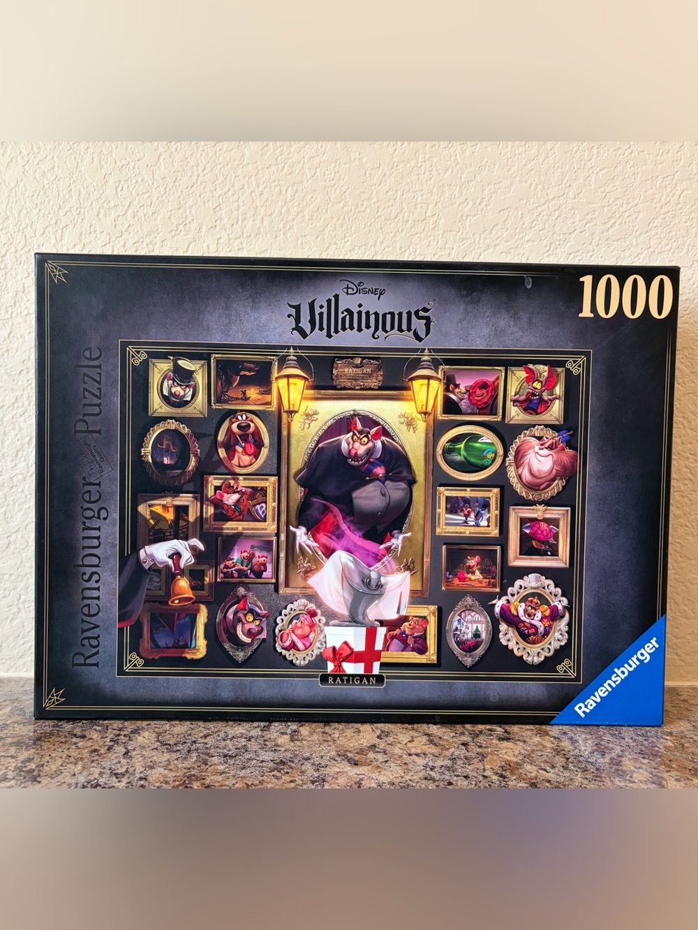 ❤️Ravensburger Disney Villains Ratigan 1000 Piece Puzzle